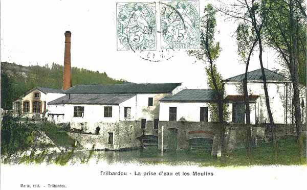 Trilbardou - La prise d'eau et les Moulins 